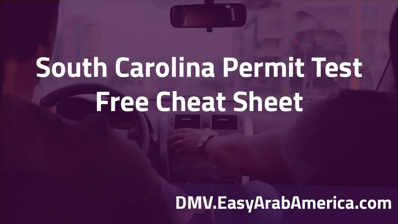 Free South Carolina Dmv Permit Test Questions And Answers